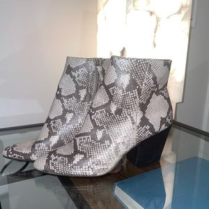 Dolce Vita Snakeskin Booties